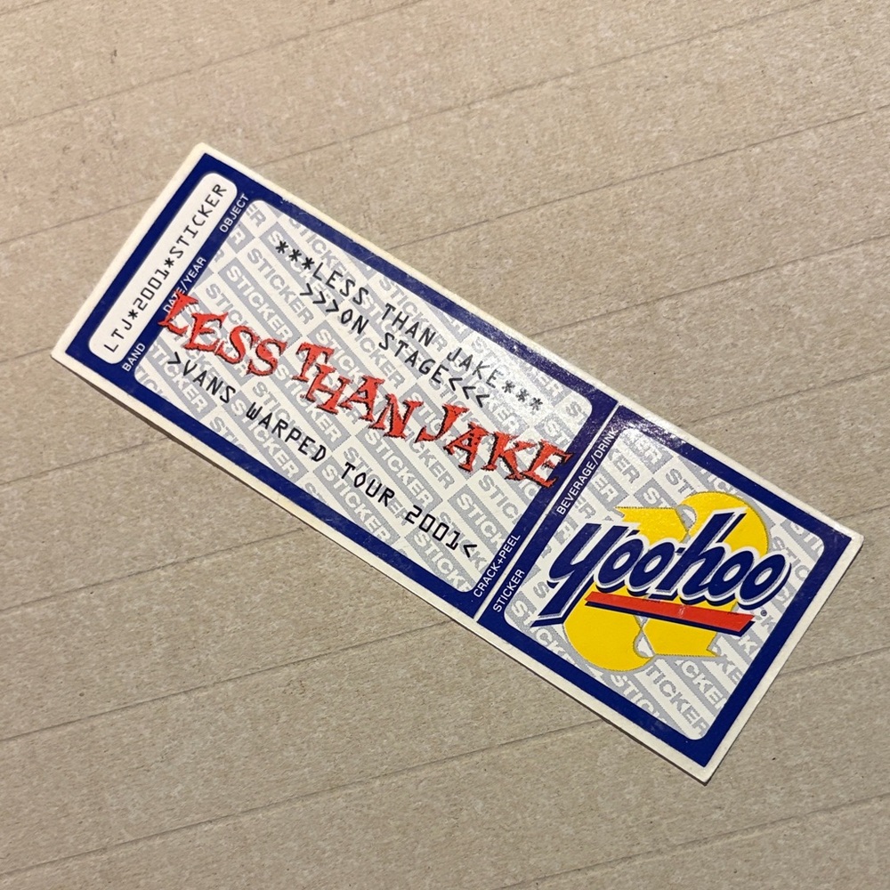 Less Than Jake Vans Warped Tour Promo Sticker